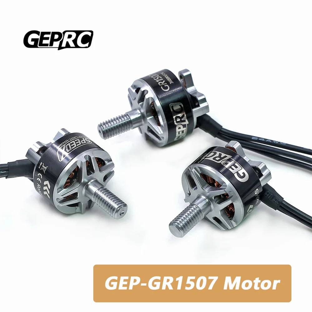 Двигатель GEPRC GEP GR1507 2800/3200/3600/4200KV, подходит для квадрокоптера DIY RC FPV, серии Freestyle Racing, запчасти для дрона
Двигатель GEPRC GEP GR1507 2800/3200/3600/4200KV, подходит для квадрокоптера DIY RC FPV, серии Freestyle Racing, запчасти для дрона