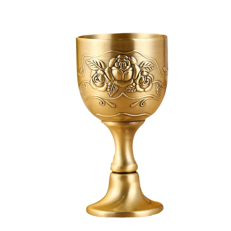 

Большой металлический Европейский античный бронзовый бокал для ликера креативная Личность розовый домашний русский бокал для ликера маленький бокал для вина и коктейля
