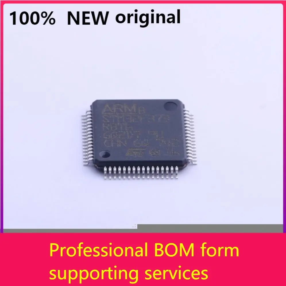 MCU 32-bit STM32F ARM Cortex M4 RISC 128KB Flash 2.5V/3.3V 64-Pin LQFP Tray - Trays STM32F373RBT6 100% original
MCU 32-bit STM32F ARM Cortex M4 RISC 128KB Flash 2.5V/3.3V 64-Pin LQFP Tray - Trays STM32F373RBT6 100% original