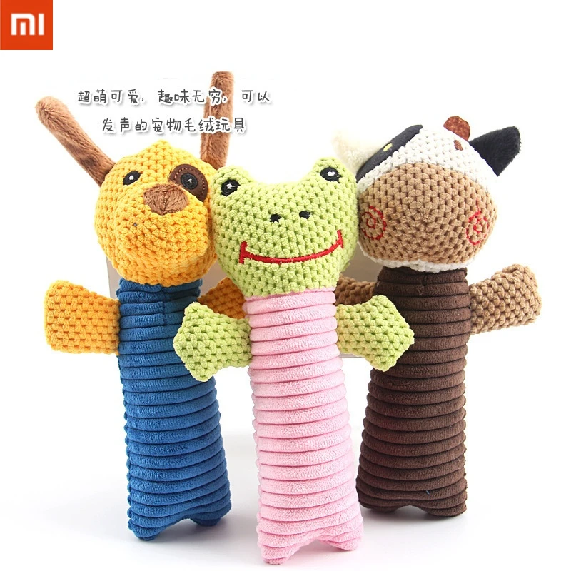 Xiaomi Dog Toy Plush Doll Pet Molar Sounding Toy Interactive Toy Puppy Frog Cute Image Chew Bite Can Sound Pets Supplies
Xiaomi Dog Toy Plush Doll Pet Molar Sounding Toy Interactive Toy Puppy Frog Cute Image Chew Bite Can Sound Pets Supplies