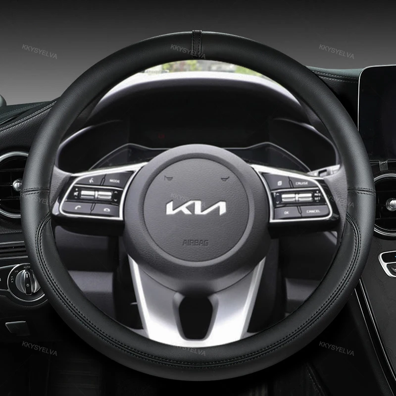 Чехол на руль автомобиля 38 см 15 дюймов, кожаный для Kia Sportage Sid Rio 3 Soul Sportage Ceed Sorento Cerato K2 K3 K4 K5 KX3 KX5 2022
Чехол на руль автомобиля 38 см 15 дюймов, кожаный для Kia Sportage Sid Rio 3 Soul Sportage Ceed Sorento Cerato K2 K3 K4 K5 KX3 KX5 2022