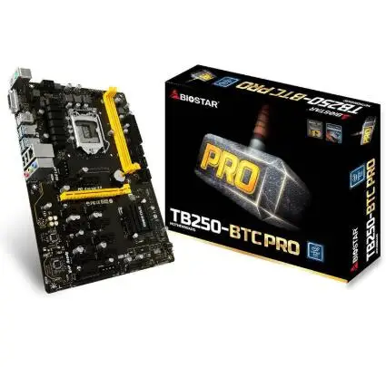Материнская плата 12GPU 12PCI-E TB250-BTC PRO B250 EXPERT, материнская плата 12pcie B250 LGA 1151 DDR4 ATX
Материнская плата 12GPU 12PCI-E TB250-BTC PRO B250 EXPERT, материнская плата 12pcie B250 LGA 1151 DDR4 ATX