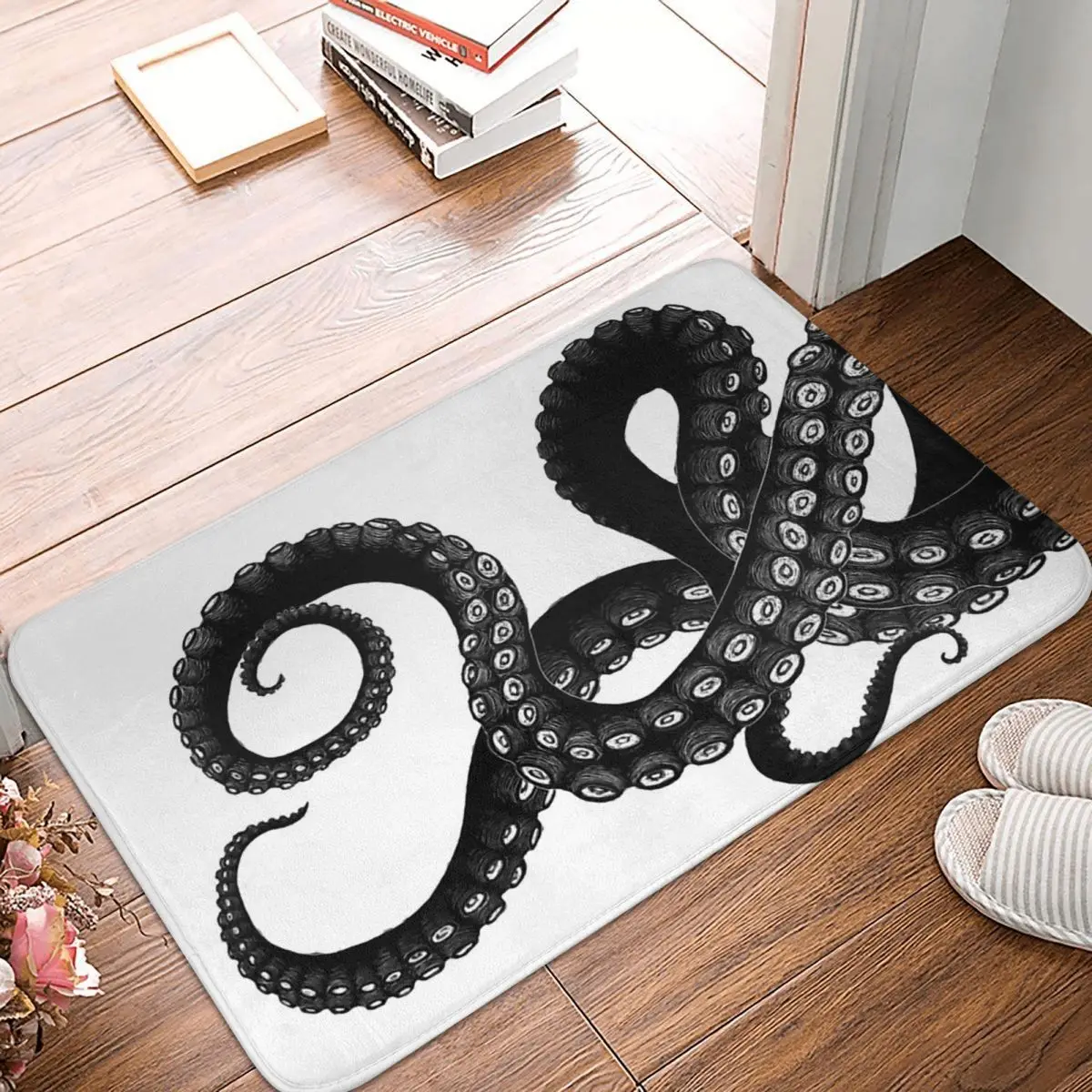 Frightening Non-slip Doormat Get Kraken Living Room Kitchen Mat Prayer Carpet Flannel Pattern Decor 
Frightening Non-slip Doormat Get Kraken Living Room Kitchen Mat Prayer Carpet Flannel Pattern Decor