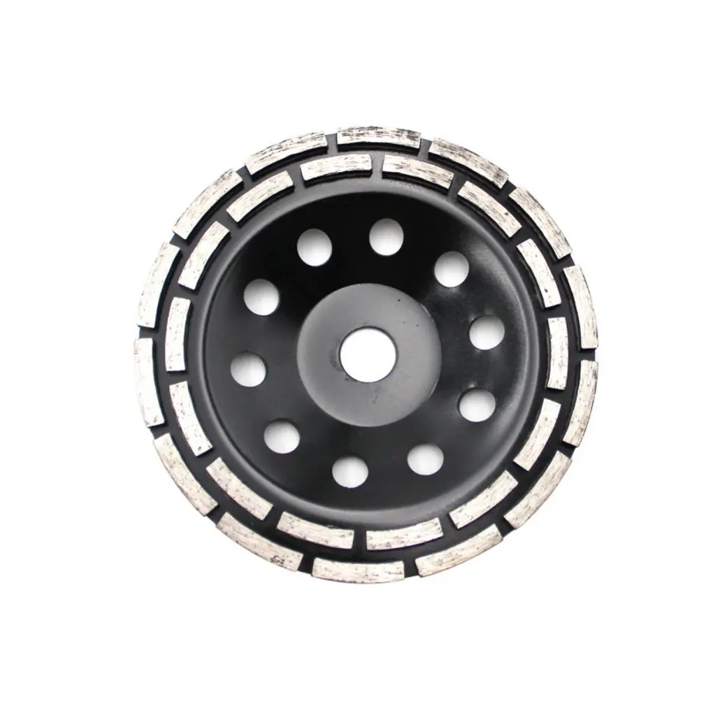 Double Row Diamond Cup Grinding Wheel For Angle Grinder Polishing Cleaning Stone Cement Marble Rock Granite Surface Grinding
Double Row Diamond Cup Grinding Wheel For Angle Grinder Polishing Cleaning Stone Cement Marble Rock Granite Surface Grinding