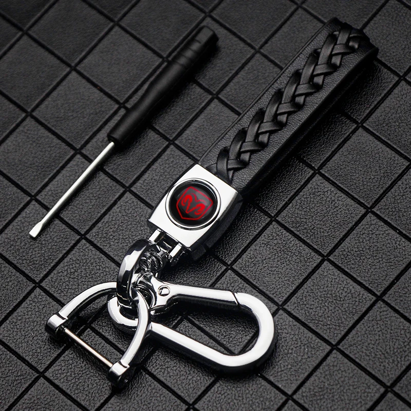 Car Styling Leather Hand Woven Keychain 360 Degree Rotating Horseshoe Keyring For Dodge Charger Challenger Caliber Journey Nitro
Car Styling Leather Hand Woven Keychain 360 Degree Rotating Horseshoe Keyring For Dodge Charger Challenger Caliber Journey Nitro
