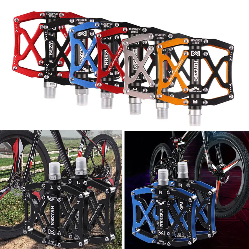 1 Pair 3 Bearings Bicycle Pedal Anti-slip Ultralight MTB Mountain Bike Bearing Pedals - Red
1 Pair 3 Bearings Bicycle Pedal Anti-slip Ultralight MTB Mountain Bike Bearing Pedals - Red