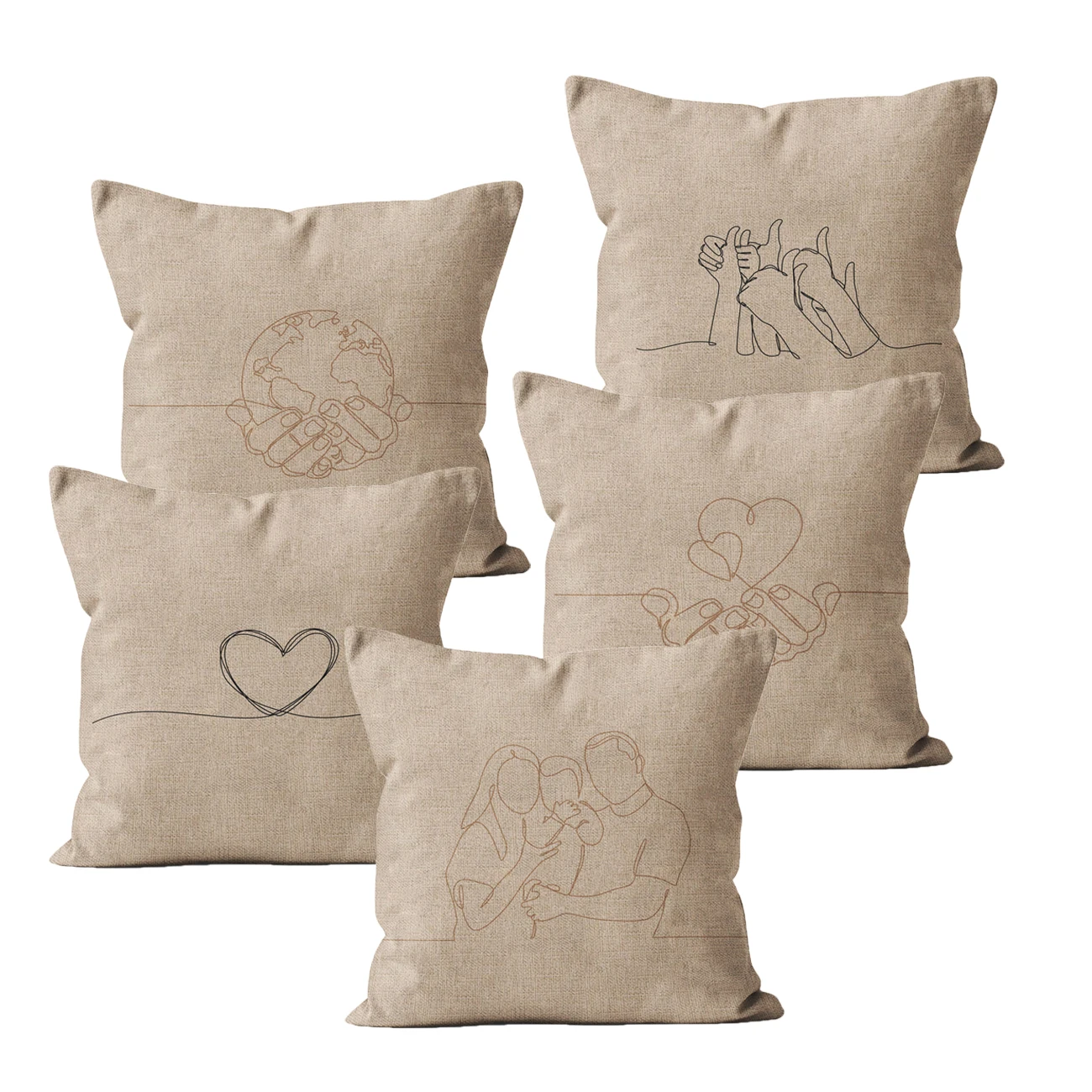 Nordic Modern Home Pillow Case Pink Pillowcases 40*40 45*45 Love Pattern Decorate Linen Sofa Cushion Cover for Living Room
Nordic Modern Home Pillow Case Pink Pillowcases 40*40 45*45 Love Pattern Decorate Linen Sofa Cushion Cover for Living Room
