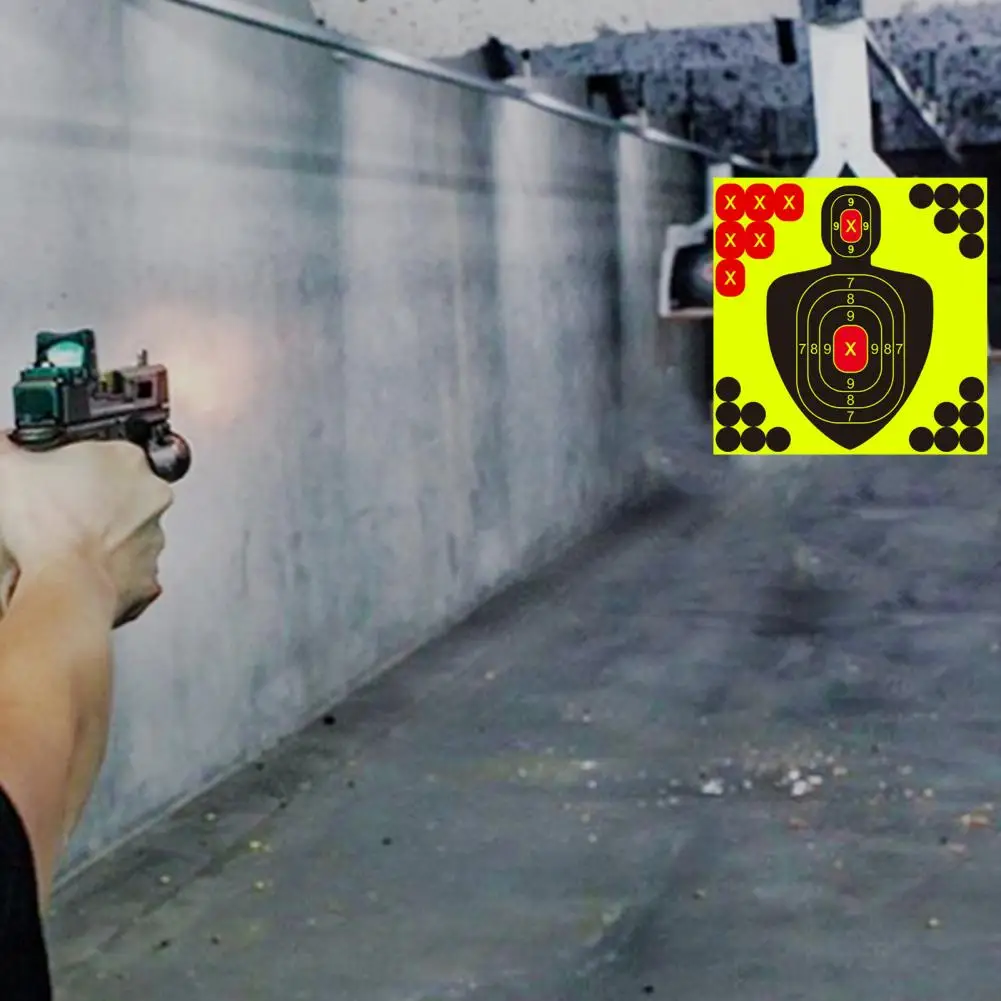 Useful Shooting Target Stickers Good Impact Blasting Effect Portable 4 Styles Shooting Target Papers for Garden
Useful Shooting Target Stickers Good Impact Blasting Effect Portable 4 Styles Shooting Target Papers for Garden
