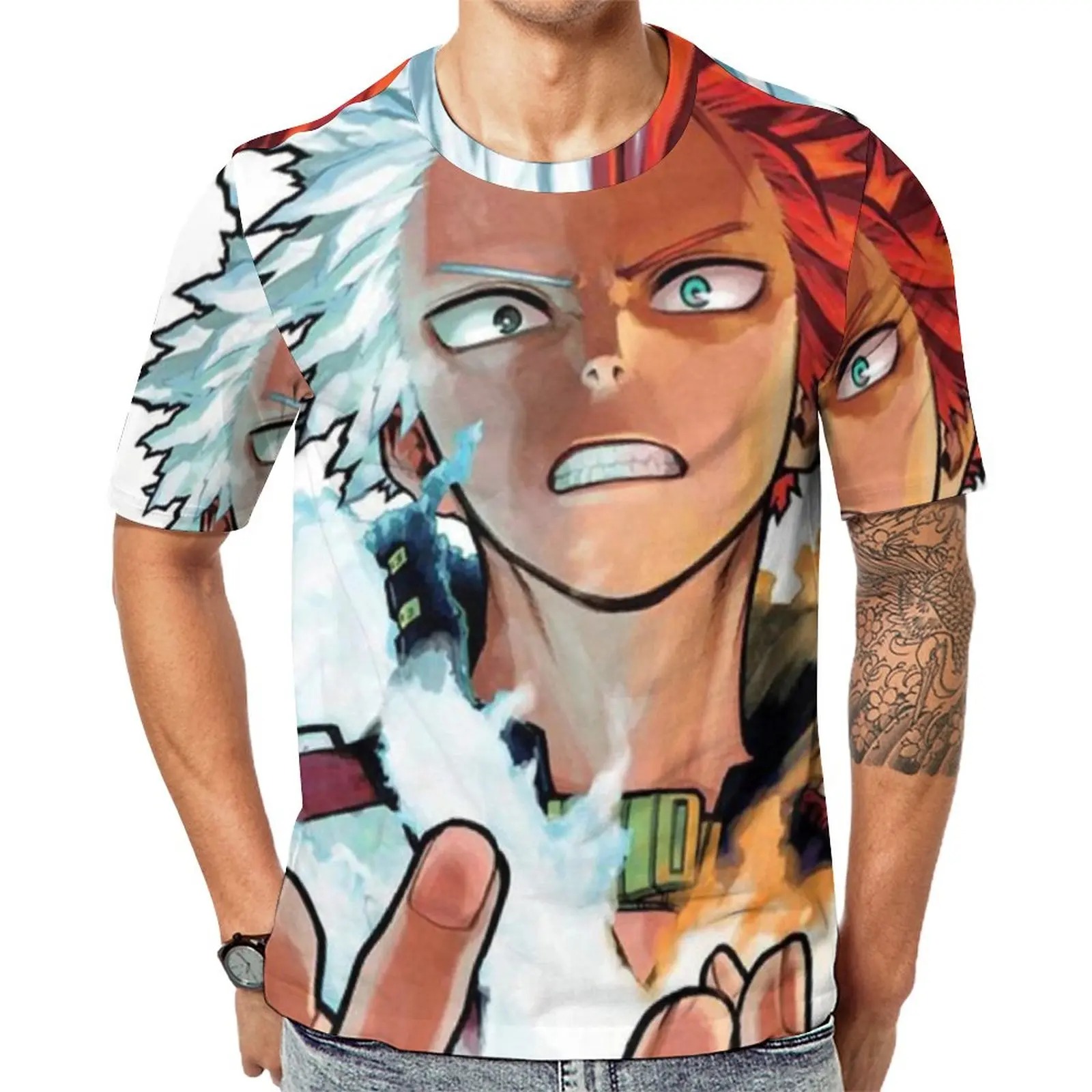 My Hero Academia T Shirt Men Shoto Todoroki Manga EMO T-Shirts Summer Retro Tees Short Sleeve Graphic Oversized Tops
My Hero Academia T Shirt Men Shoto Todoroki Manga EMO T-Shirts Summer Retro Tees Short Sleeve Graphic Oversized Tops