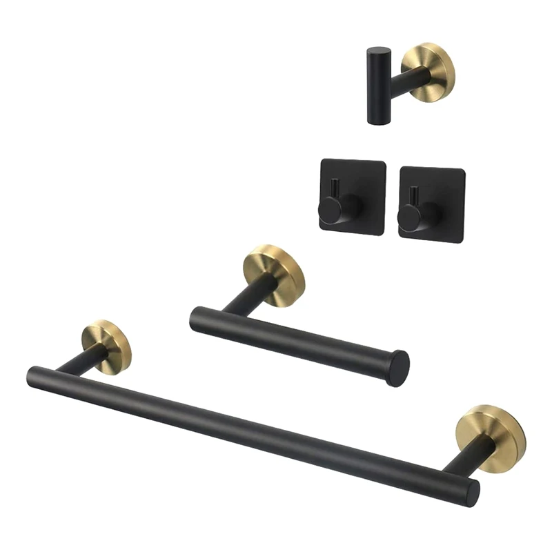 JFBL Hot 5 PCS Bathroom Hardware Set Stainless Steel Towel Bar Toilet Paper Holder Towel Hooks Bathroom Accessories Towel Bar Se
JFBL Hot 5 PCS Bathroom Hardware Set Stainless Steel Towel Bar Toilet Paper Holder Towel Hooks Bathroom Accessories Towel Bar Se