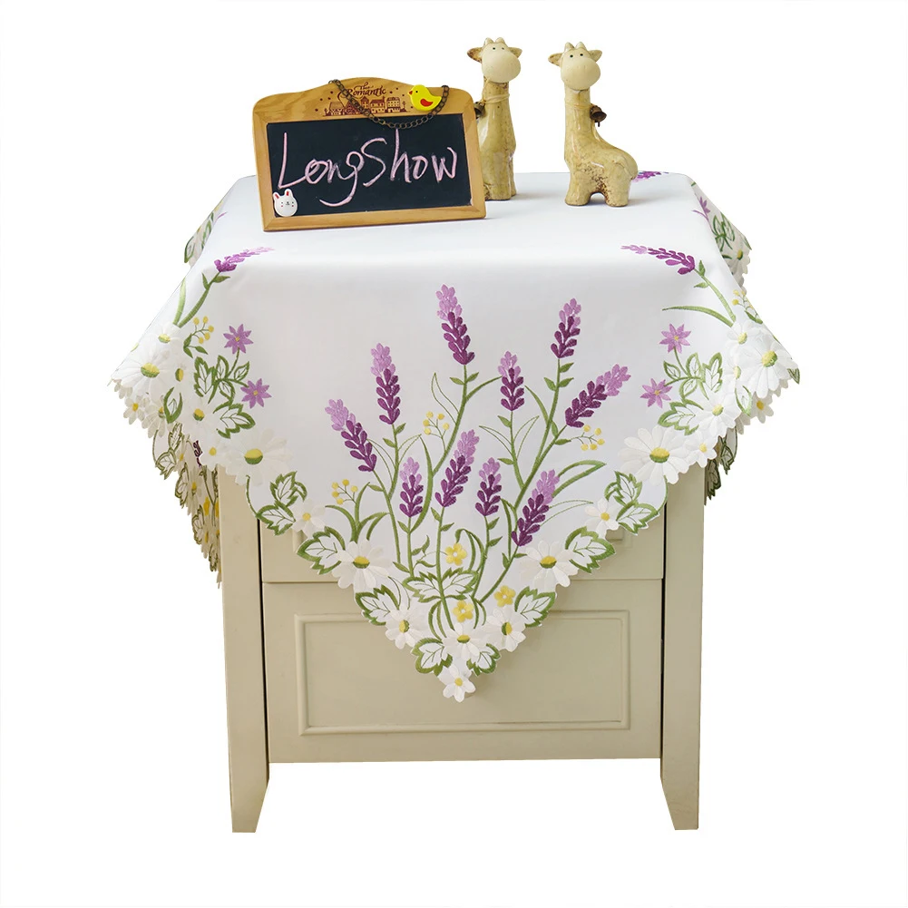 Embroidery Table Cloth Table Runner Purple Lavender Flower Tablecloth For Event Wedding Decoration Party Decor
Embroidery Table Cloth Table Runner Purple Lavender Flower Tablecloth For Event Wedding Decoration Party Decor