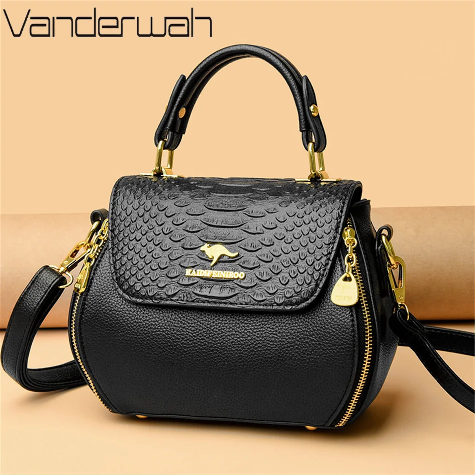 

Luxury Crocodile Leather Designer Handbag for Female 2023 Casual Shoulder Crossbody Women Shopper Bag Brand Ladies Messenger Sac