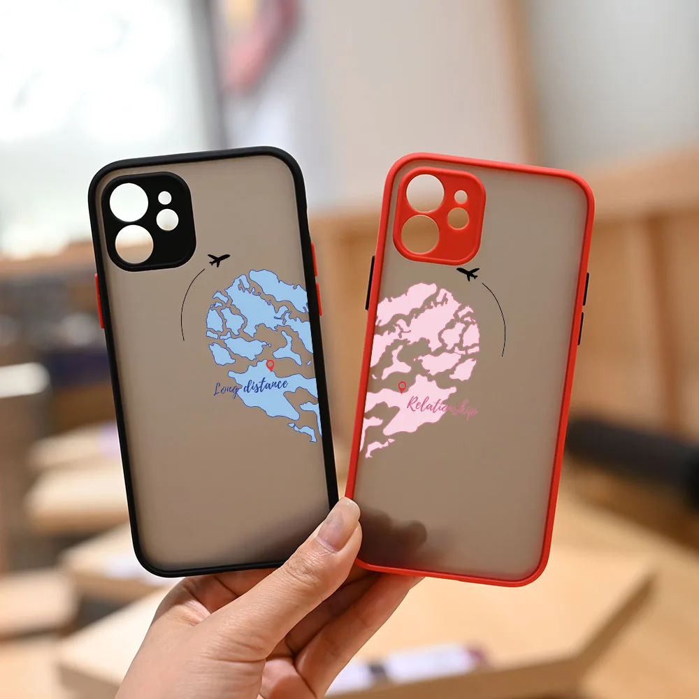 Creative Map Love Heart Couple Phone Case Cover for iPhone 13 11 12 Pro MAX Mini XR 6 7 8 Plus X XS Max Matte Hard Shell Fundas
Creative Map Love Heart Couple Phone Case Cover for iPhone 13 11 12 Pro MAX Mini XR 6 7 8 Plus X XS Max Matte Hard Shell Fundas