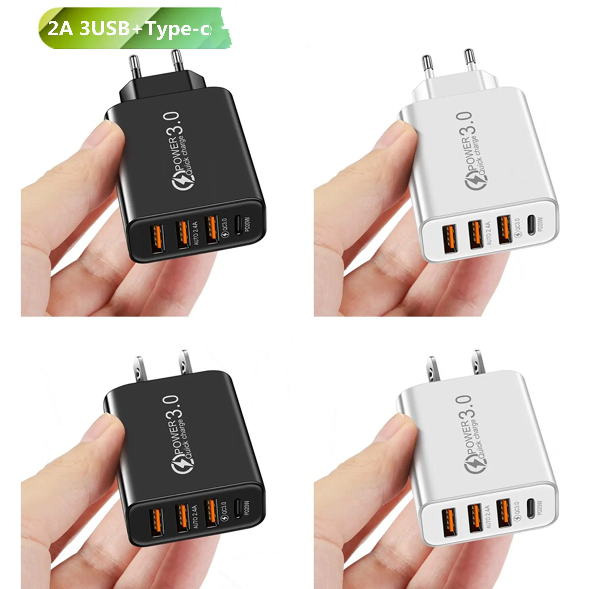 Universal 3USB+PD Type-c 2000 (mA) Mobile Phone Charger Charging Head High Quality Phone Accessories
Universal 3USB+PD Type-c 2000 (mA) Mobile Phone Charger Charging Head High Quality Phone Accessories