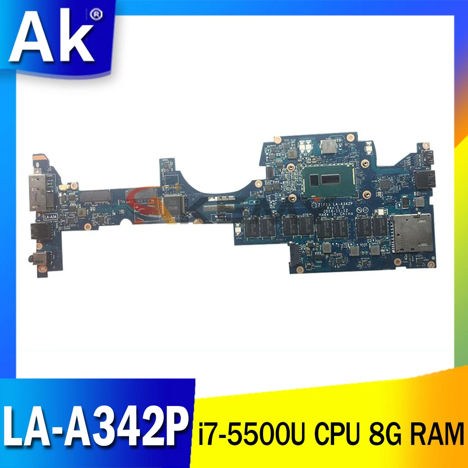 LA-A342P For Lenovo Thinkpad S1 Yoga12 Laptop motherboard With i7-5500U CPU 8G RAM 100% Tested 00HT707 01AY506 00HT713 01AY530
LA-A342P For Lenovo Thinkpad S1 Yoga12 Laptop motherboard With i7-5500U CPU 8G RAM 100% Tested 00HT707 01AY506 00HT713 01AY530