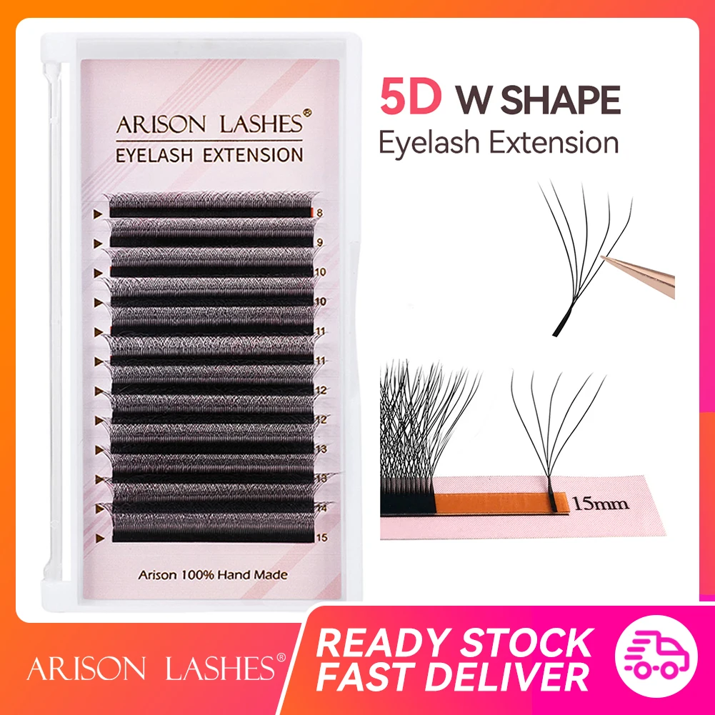 ARISON 5D W Shaped Lashes Premade Volume Easy Faning Eyelashes Extensions Natural Thick Eye Lash W YY Cilios For Wholesale
ARISON 5D W Shaped Lashes Premade Volume Easy Faning Eyelashes Extensions Natural Thick Eye Lash W YY Cilios For Wholesale