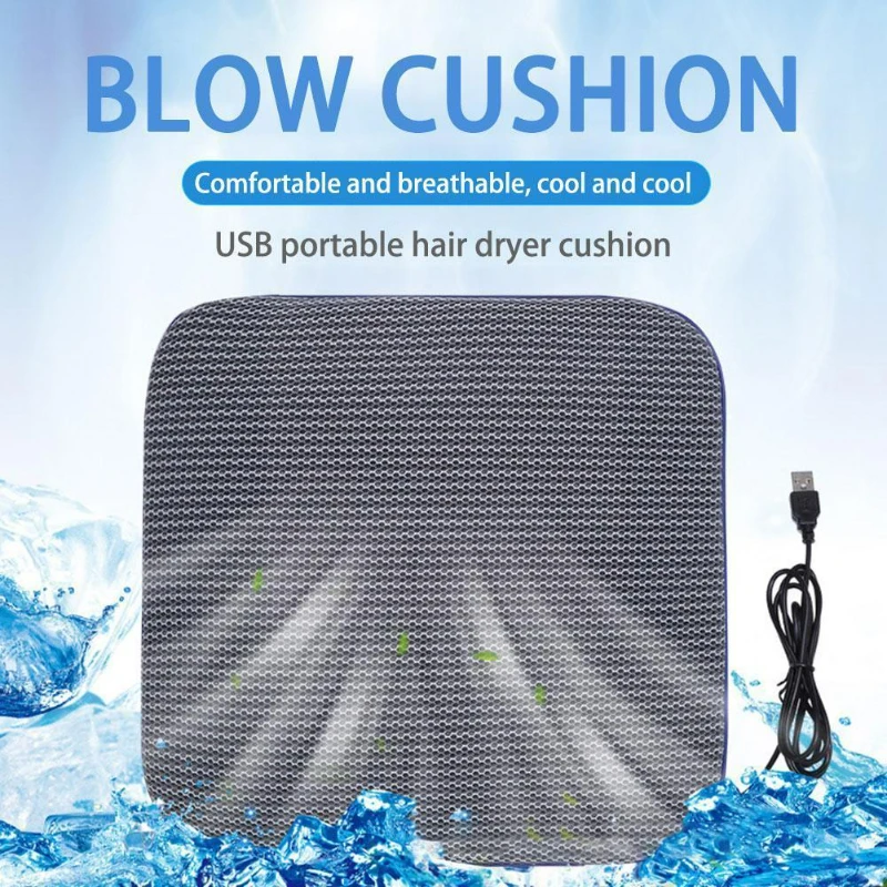 Cooling Car Seat Cushion Pad Ventilation Seat Cushion with Four Low Noise Fans for All Car Seats Home and Office Chairs
Cooling Car Seat Cushion Pad Ventilation Seat Cushion with Four Low Noise Fans for All Car Seats Home and Office Chairs