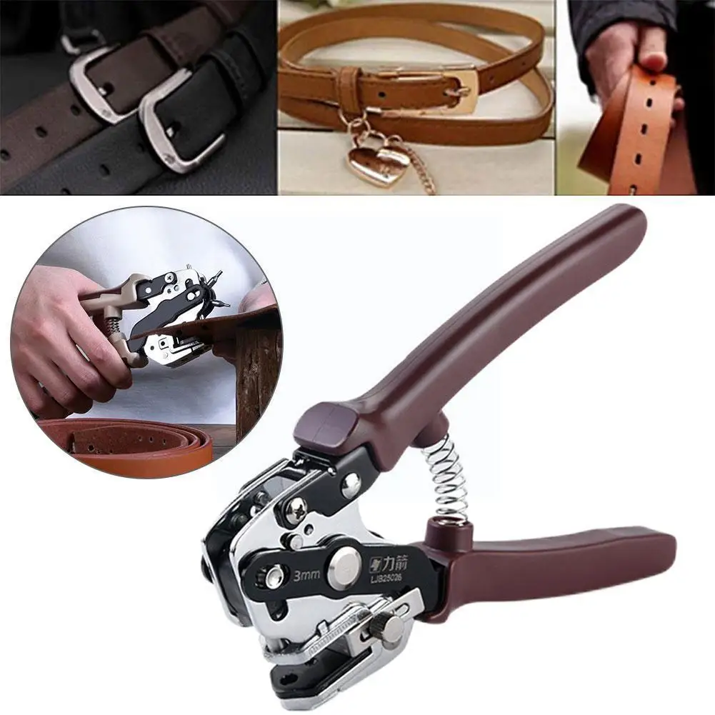 New Hole Puncher Leather Hole Punch Round Steel Leather Leather Home Craft Universal 3/4/5mm Hollow Puncher Punch Tool Hole N5V1
New Hole Puncher Leather Hole Punch Round Steel Leather Leather Home Craft Universal 3/4/5mm Hollow Puncher Punch Tool Hole N5V1