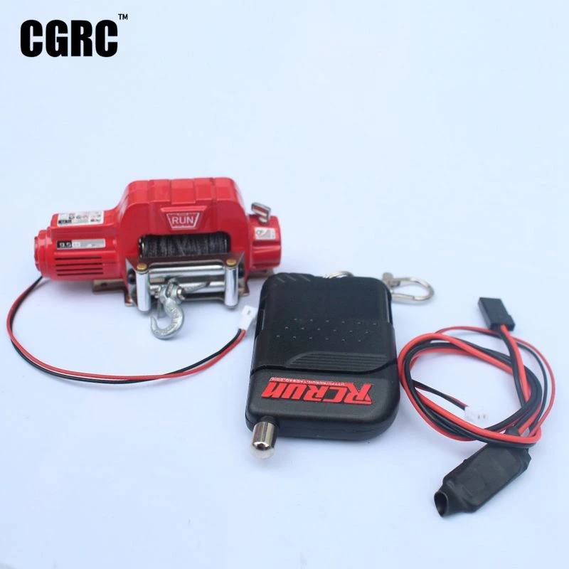 Metal Wireless Control Electric Winch For 1/10 RC Crawler Car Traxxas TRX4 TRX6 SCX10 90046 TF2 CC01 D90 DIY Upgrade Accessories 
Metal Wireless Control Electric Winch For 1/10 RC Crawler Car Traxxas TRX4 TRX6 SCX10 90046 TF2 CC01 D90 DIY Upgrade Accessories