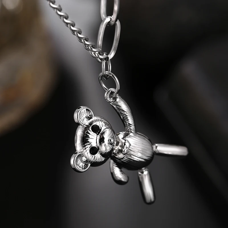Promotion Lovely Little Bear Animal Ladies Titanium Steel Pendant Necklace Original Jewelry For Women Birthday Gifts No Fade
Promotion Lovely Little Bear Animal Ladies Titanium Steel Pendant Necklace Original Jewelry For Women Birthday Gifts No Fade