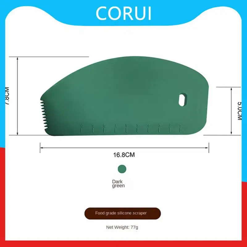 Baking Utensils Cream Scraper Economic Tooth Pattern Scraper Cutting Knife Graduated Food Grade Silica Gel Arch
Baking Utensils Cream Scraper Economic Tooth Pattern Scraper Cutting Knife Graduated Food Grade Silica Gel Arch