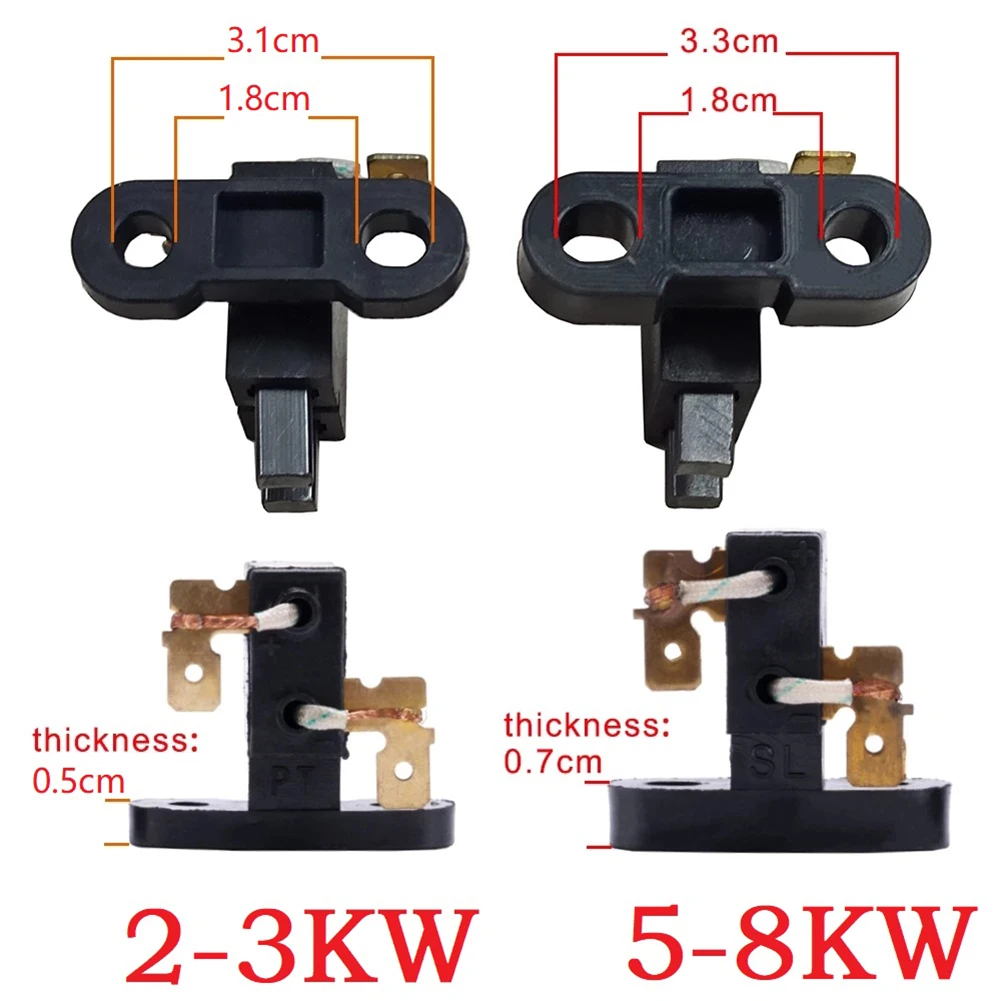 2pcs Carbon Brush Holders Gasoline Generator Copper Brush Holder For 2-3KW 5-8KW Electric Gasoline Generator Spare Parts
2pcs Carbon Brush Holders Gasoline Generator Copper Brush Holder For 2-3KW 5-8KW Electric Gasoline Generator Spare Parts