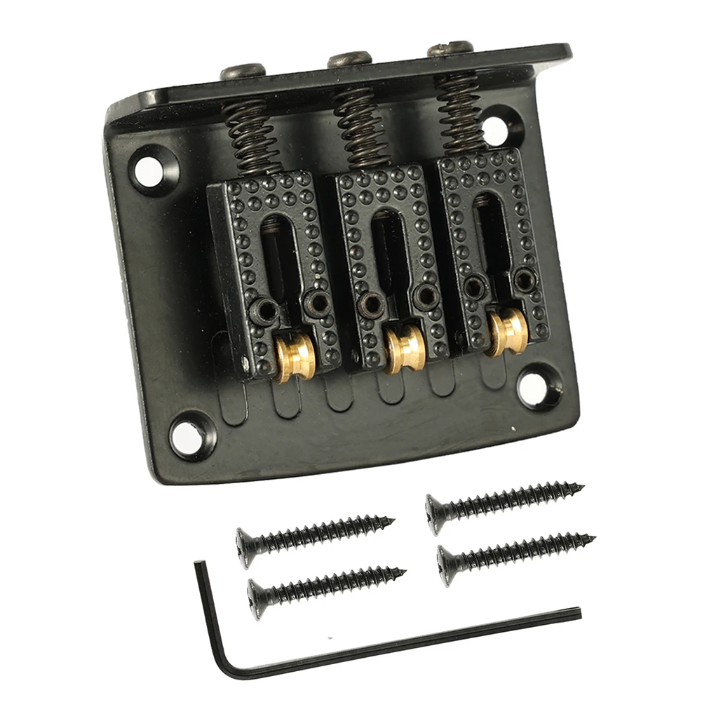 Adjustable 3 String Bridge Tailpiece Hardtail With Screws For CigarBox Guitars Bridge Hardtail Replacement Guitar Accessories
Adjustable 3 String Bridge Tailpiece Hardtail With Screws For CigarBox Guitars Bridge Hardtail Replacement Guitar Accessories