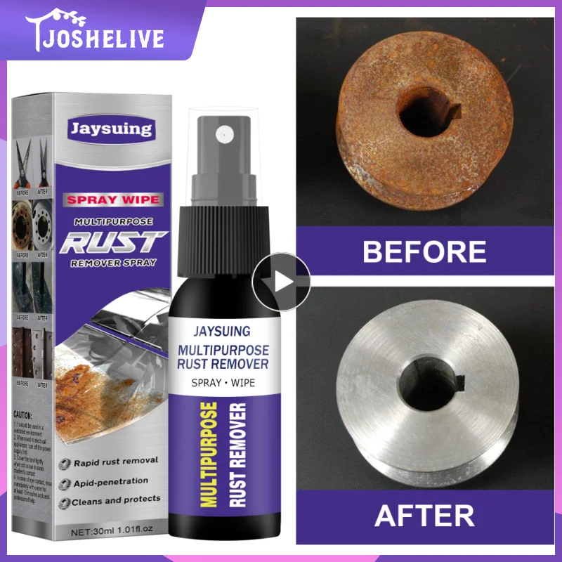 30ml Rust Removal Spray Black Multi-function Car Hub Polishing And Refurbishing Agent Stainless Steel Rust Removal Household Too
30ml Rust Removal Spray Black Multi-function Car Hub Polishing And Refurbishing Agent Stainless Steel Rust Removal Household Too