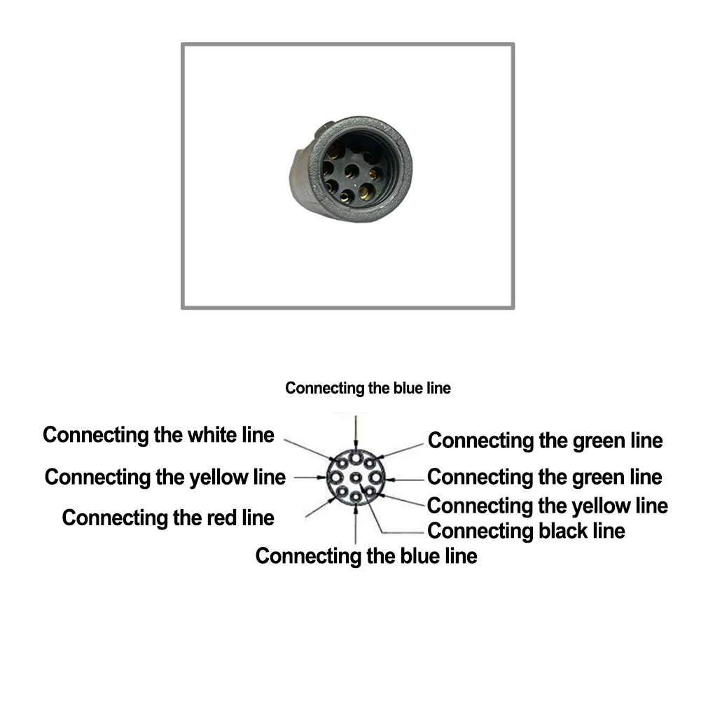 E-Bike Electric Bicycle Waterproof Connector 9 Core Cable Motor Extension Cable 27cm For Electric Bicycles Parts Accessories
E-Bike Electric Bicycle Waterproof Connector 9 Core Cable Motor Extension Cable 27cm For Electric Bicycles Parts Accessories