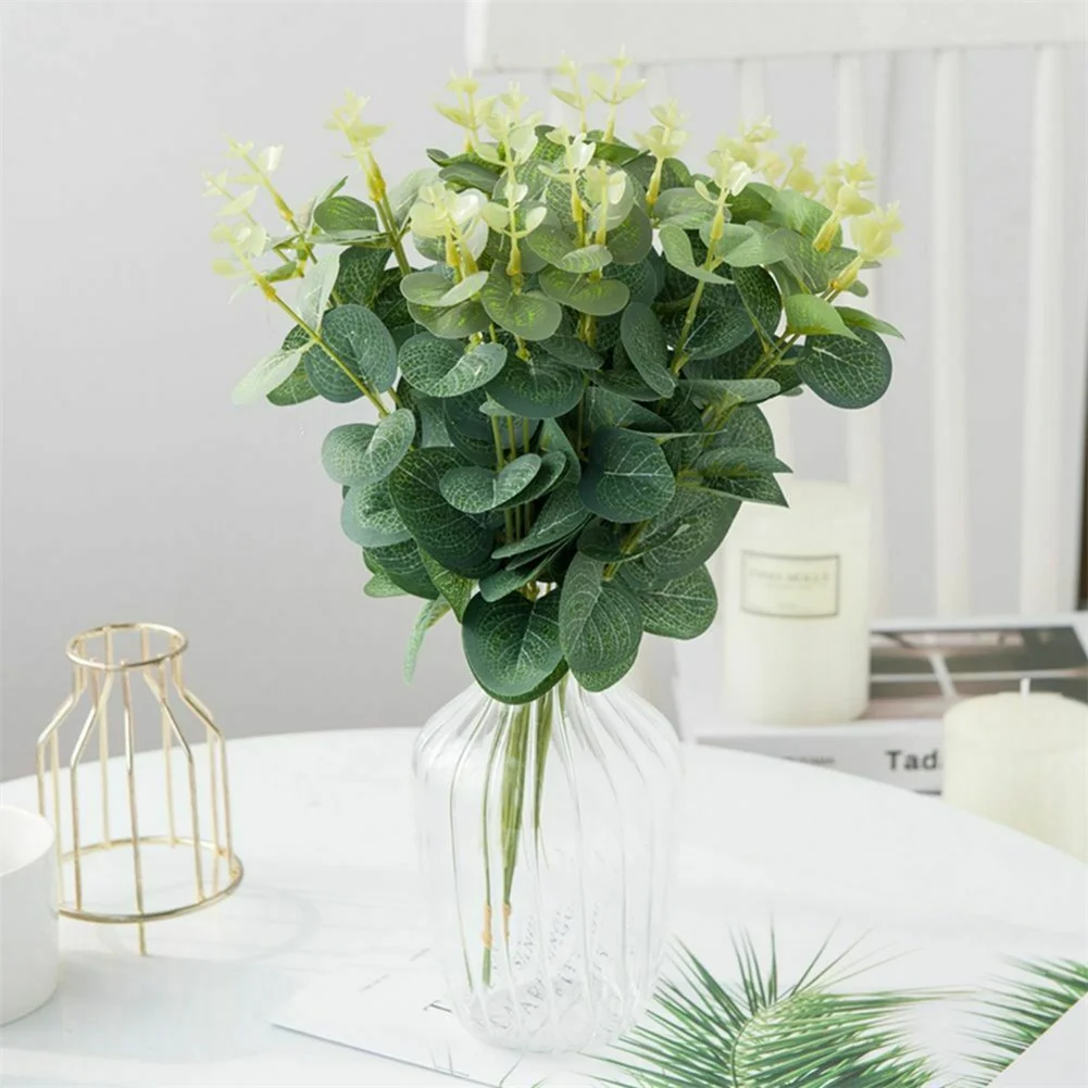 10Pcs Artificial Eucalyptus Leaves Fake Grass For Wedding Decor Flowers Wreaths Nordic Wedding Home Decoration Artificial Plants
10Pcs Artificial Eucalyptus Leaves Fake Grass For Wedding Decor Flowers Wreaths Nordic Wedding Home Decoration Artificial Plants