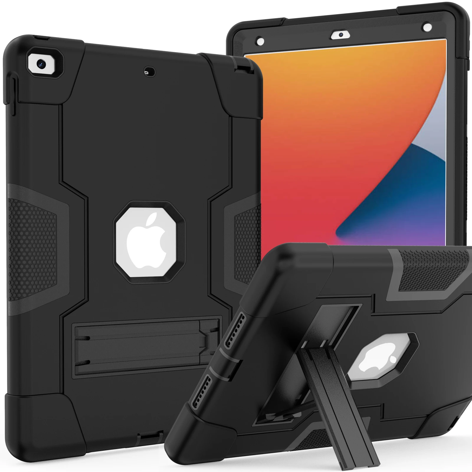 Armor Case For iPad 7th 8th 9th Generation Hybrid Shockproof Drop Protection Cover with Kickstand for iPad 10.2'' 2021/2020/2019
Armor Case For iPad 7th 8th 9th Generation Hybrid Shockproof Drop Protection Cover with Kickstand for iPad 10.2'' 2021/2020/2019