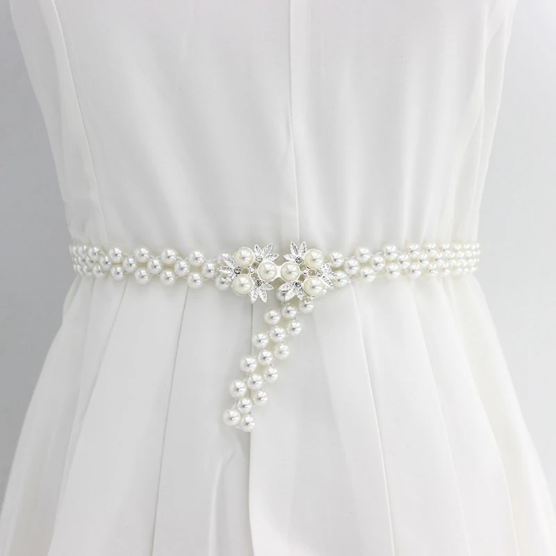 Fashion Elegant Ladies Metal Adjustable Thin Ladies Waist Chain Women Strap Dress Belt Pearl Decorative Clothess Accessories
Fashion Elegant Ladies Metal Adjustable Thin Ladies Waist Chain Women Strap Dress Belt Pearl Decorative Clothess Accessories