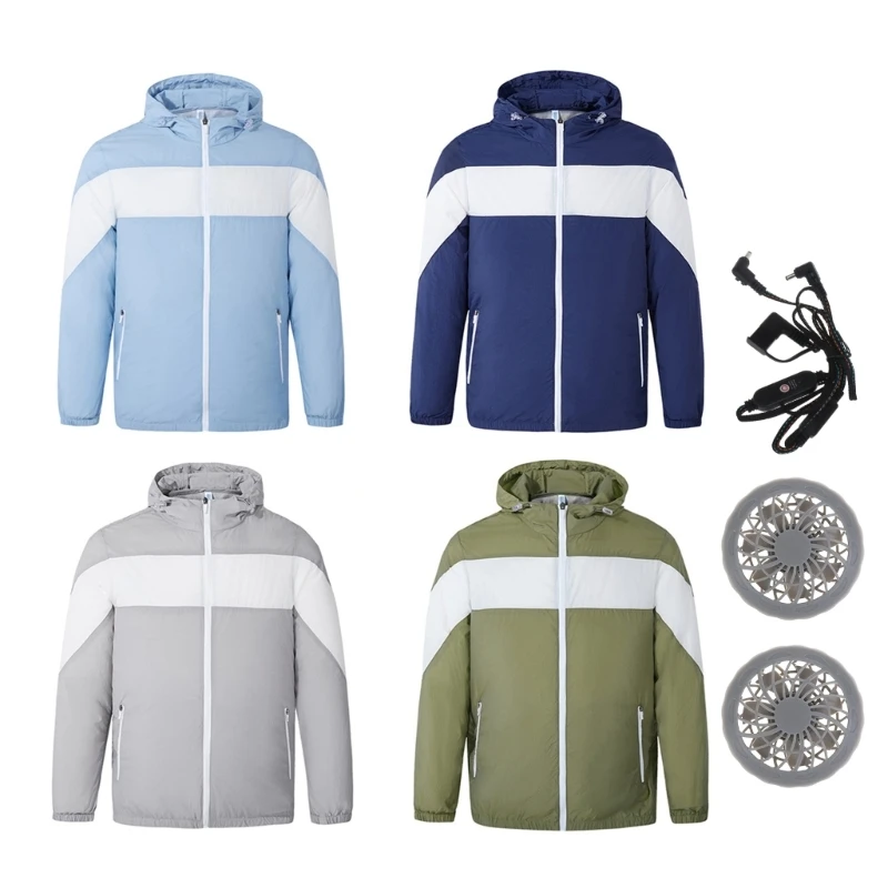77HC Cooling for JACKET Air Conditioned Clothes 2 Fans for Men Women for Sun for PROTECTION Clothing Power Bank Operated for
77HC Cooling for JACKET Air Conditioned Clothes 2 Fans for Men Women for Sun for PROTECTION Clothing Power Bank Operated for