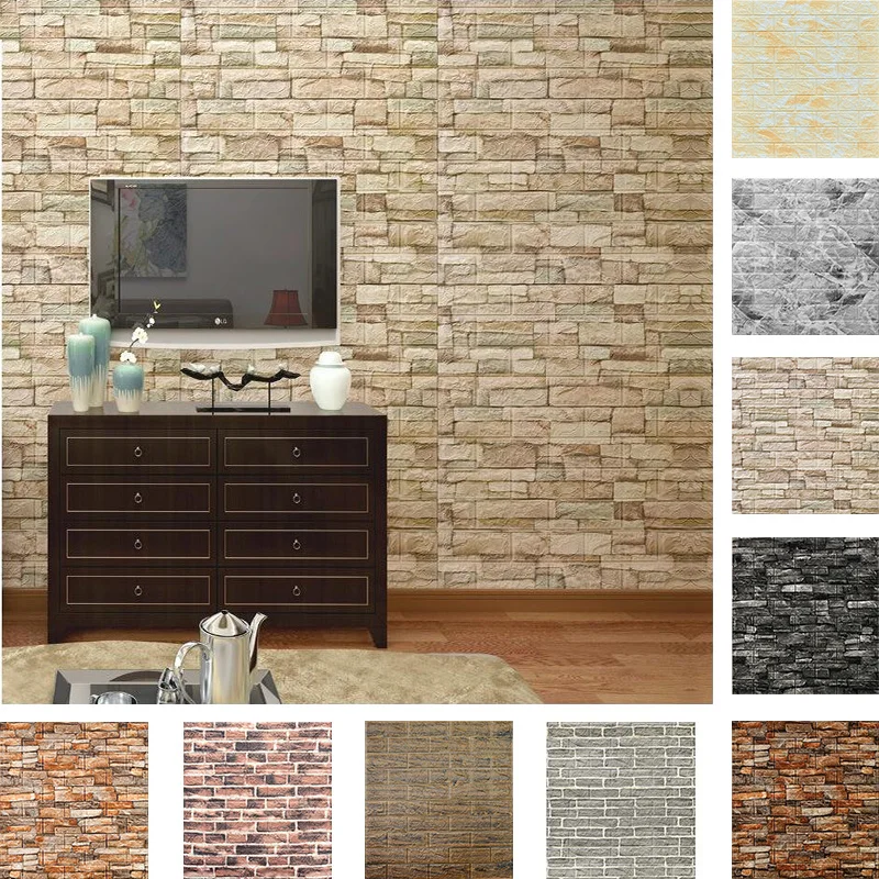 Самоклеящиеся Мягкие 3D обои с изображением каменного кирпича, 77*70 см
Самоклеящиеся Мягкие 3D обои с изображением каменного кирпича, 77*70 см