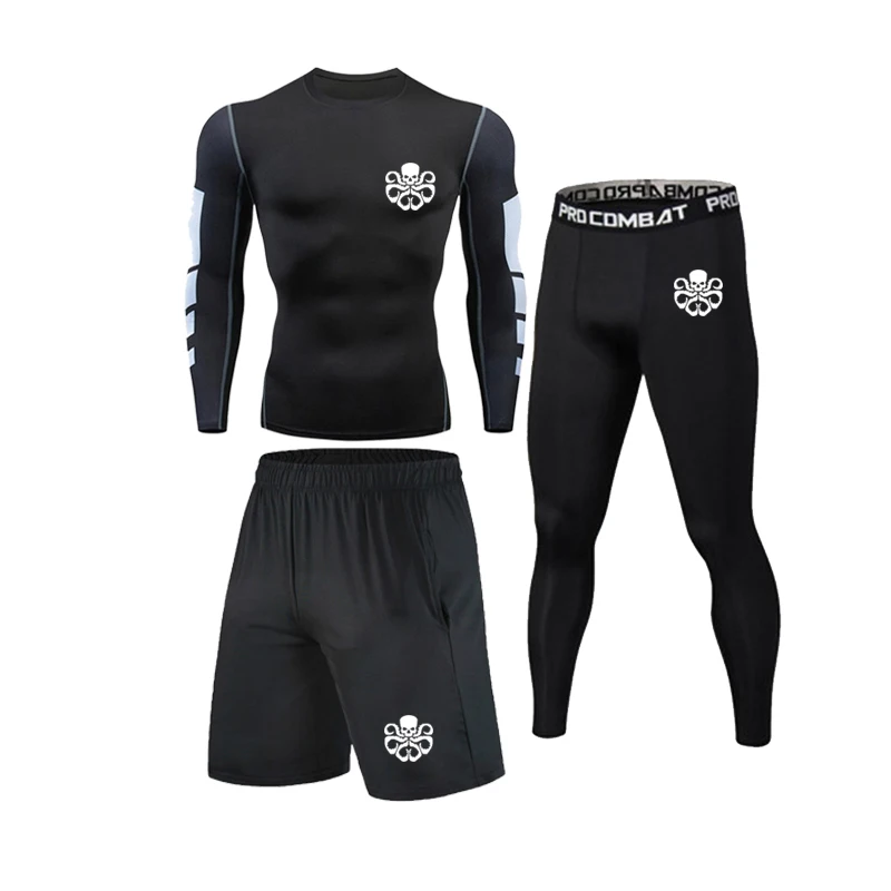 Men's Sports Suit Compression Fitness T-Shirt Sports Shirt Bodybuilding Tights Gym Running Outdoor Cycling Clothes Rashguard
Men's Sports Suit Compression Fitness T-Shirt Sports Shirt Bodybuilding Tights Gym Running Outdoor Cycling Clothes Rashguard