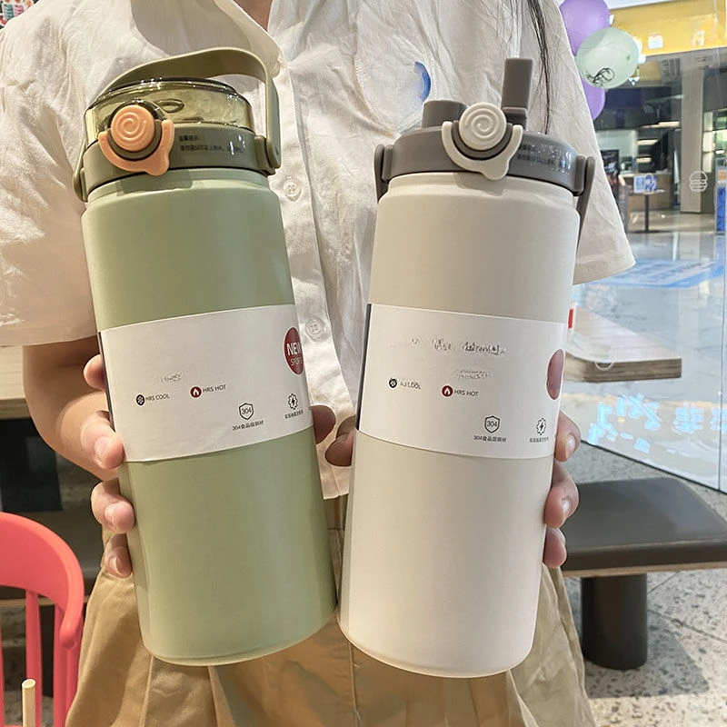 Large Capacity Stainless Steel Thermal Water Bottle With Straw Vacuum Flask Cold and Hot Thermos Cup Sport Gym Thermo Bottle
Large Capacity Stainless Steel Thermal Water Bottle With Straw Vacuum Flask Cold and Hot Thermos Cup Sport Gym Thermo Bottle