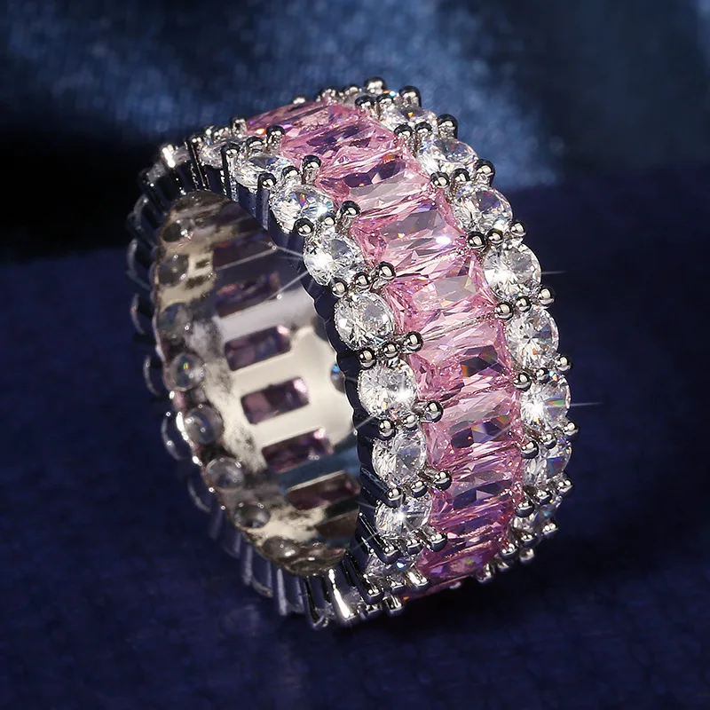 925 Real Silver Cocktail Big Rings for Women Created Moissanite Emerald Ruby Sapphire Gemstone Wedding Bands Jewelry
925 Real Silver Cocktail Big Rings for Women Created Moissanite Emerald Ruby Sapphire Gemstone Wedding Bands Jewelry