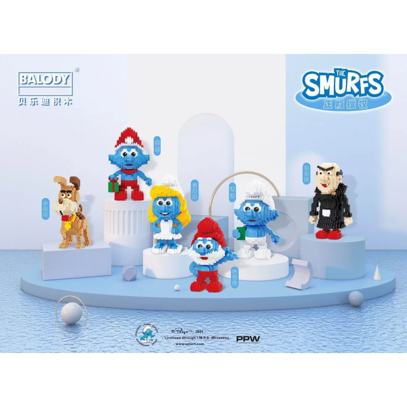 18348-18358 The Smurfs Miniature Particles Assembled Building Blocks Educational Adult Decompression Games Toys Children's Gifts
18348-18358 The Smurfs Miniature Particles Assembled Building Blocks Educational Adult Decompression Games Toys Children's Gifts