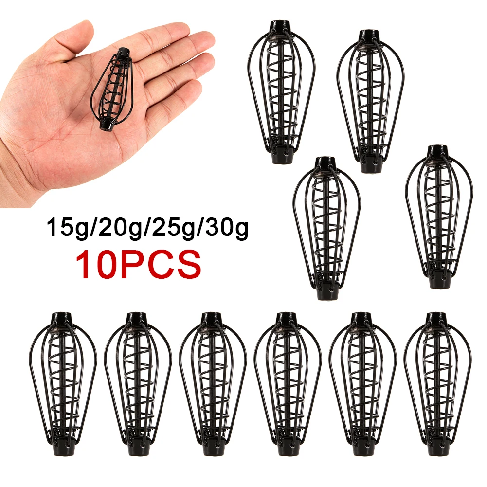 10pcs Spring Sinker Carp Fishing Feeder 15-30g 6 Wire Method Swim Feeders Light Portable Pesca Iscas Fishing Tackle Tools
10pcs Spring Sinker Carp Fishing Feeder 15-30g 6 Wire Method Swim Feeders Light Portable Pesca Iscas Fishing Tackle Tools