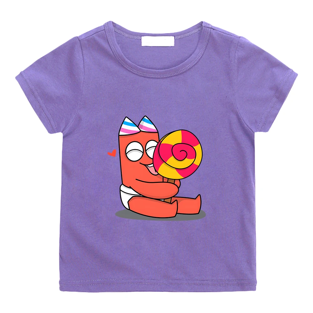 Garten of Banban Game Monster T-shirt 100% Cotton Children Cartoon Tee-shirt Short Sleeve Boys and Girls Tshirts Kawaii Graphic 
Garten of Banban Game Monster T-shirt 100% Cotton Children Cartoon Tee-shirt Short Sleeve Boys and Girls Tshirts Kawaii Graphic