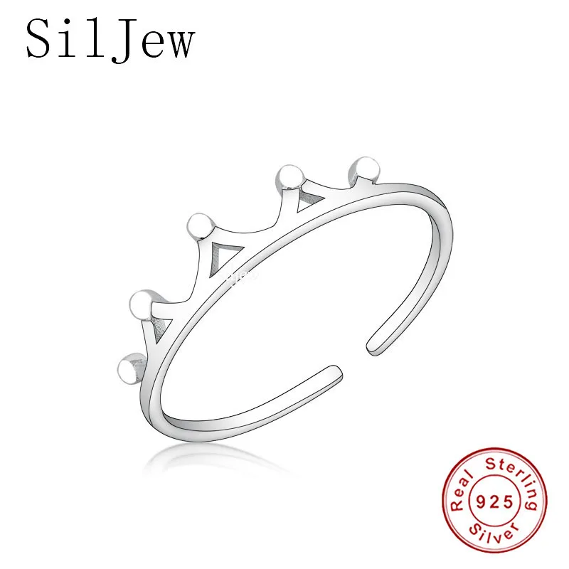 SilJew 2021 New 925 Sterling Silver Jewelry Opening Rings Stunning Crown Ring Gift For Women Silver 925 Resizable Ring Jewelry
SilJew 2021 New 925 Sterling Silver Jewelry Opening Rings Stunning Crown Ring Gift For Women Silver 925 Resizable Ring Jewelry