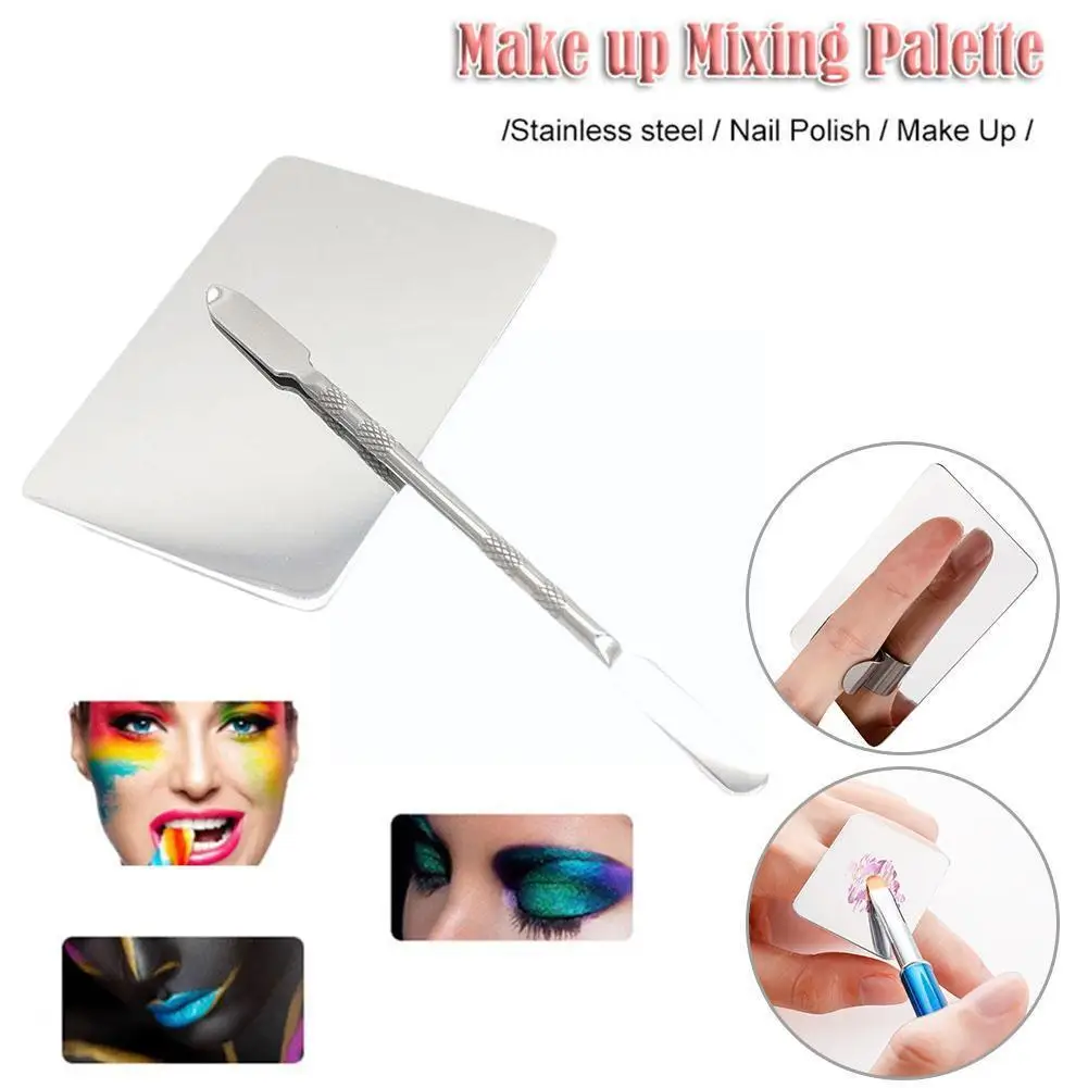 Stainless Steel Makeup Spatula Mixing Stick Foundation Cosmetic Cream Mixing MakeUp Shadow Sticks Toning Pigments Eye Tool I6F2
Stainless Steel Makeup Spatula Mixing Stick Foundation Cosmetic Cream Mixing MakeUp Shadow Sticks Toning Pigments Eye Tool I6F2