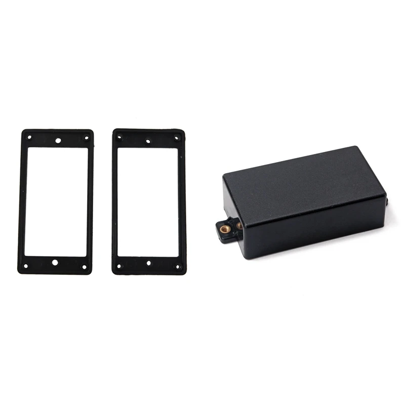2 Pcs Flat Humbucker Pickup Mounting Ring & 1 Pcs Plastic Sealed Humbucker Pickup Cover
2 Pcs Flat Humbucker Pickup Mounting Ring & 1 Pcs Plastic Sealed Humbucker Pickup Cover
