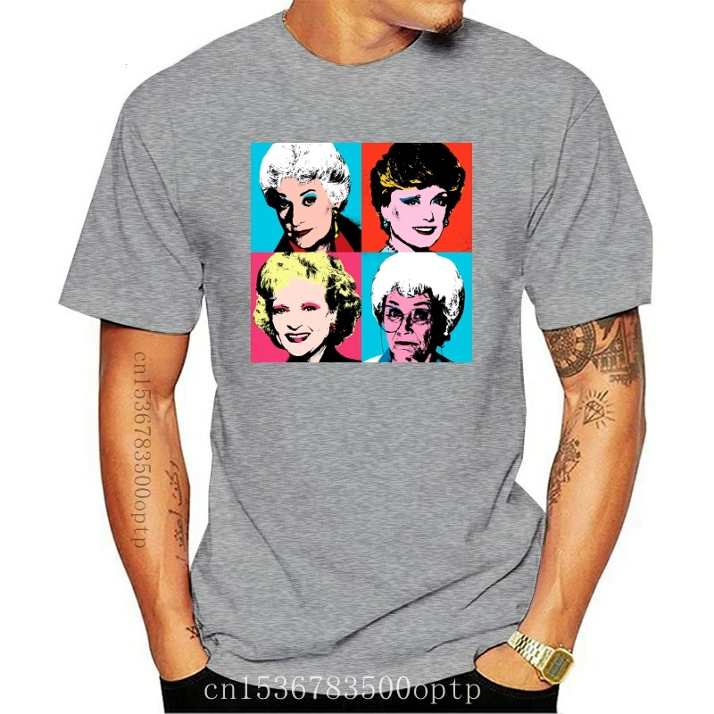 Коллекция 2022 года, футболка с надписью «Golden Warhol» для девушек, карикатура «golden Girls», забавная серийная телесерия mashup portraid
Коллекция 2022 года, футболка с надписью «Golden Warhol» для девушек, карикатура «golden Girls», забавная серийная телесерия mashup portraid