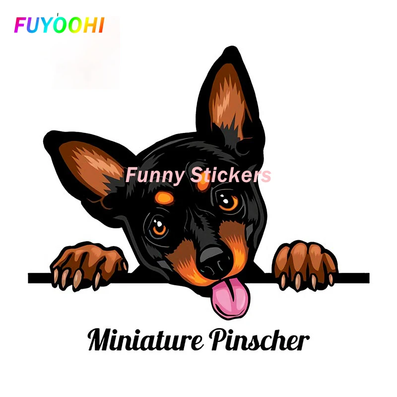 FUYOOHI Exterior/Protection Funny Stickers Dog Head Miniature Pinscher PVC Car Stickers Decals Car Accessories Surfboard Decor
FUYOOHI Exterior/Protection Funny Stickers Dog Head Miniature Pinscher PVC Car Stickers Decals Car Accessories Surfboard Decor