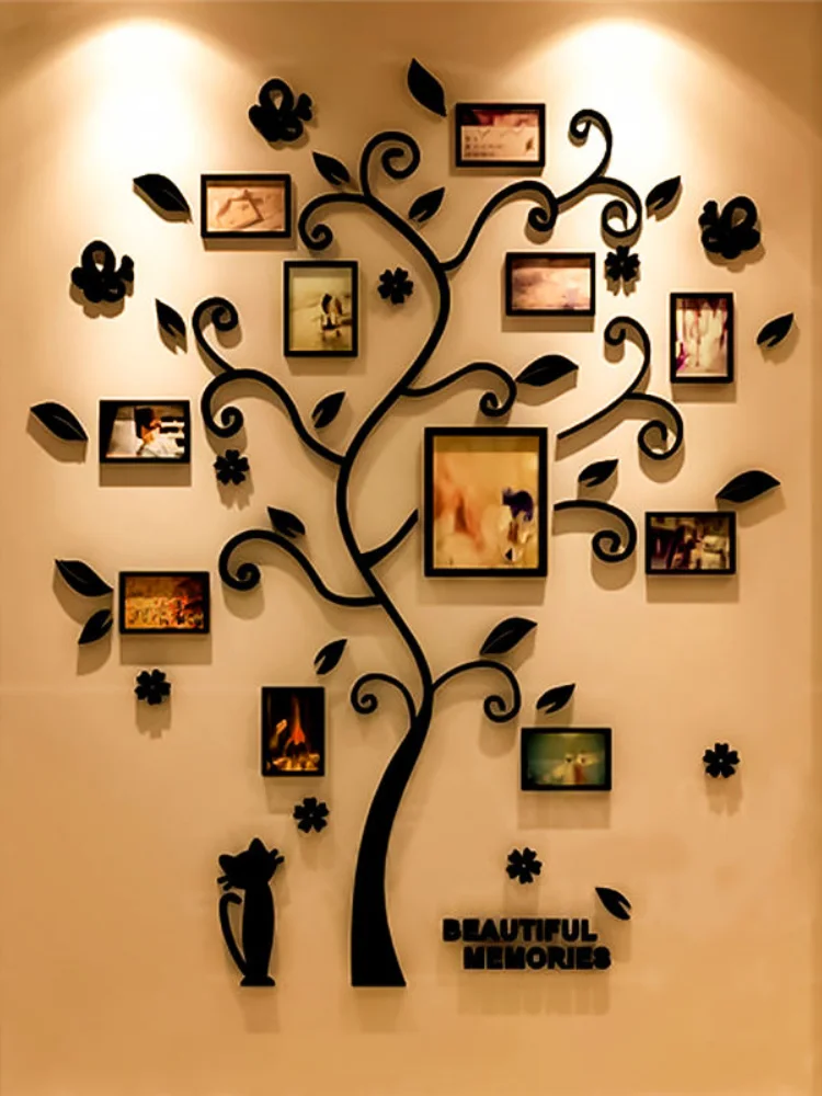 3D Family Tree Decal Acrylic Photo Album for Shape Decoration Stickers Home Decor Poster Hanging Wall Stickers
3D Family Tree Decal Acrylic Photo Album for Shape Decoration Stickers Home Decor Poster Hanging Wall Stickers
