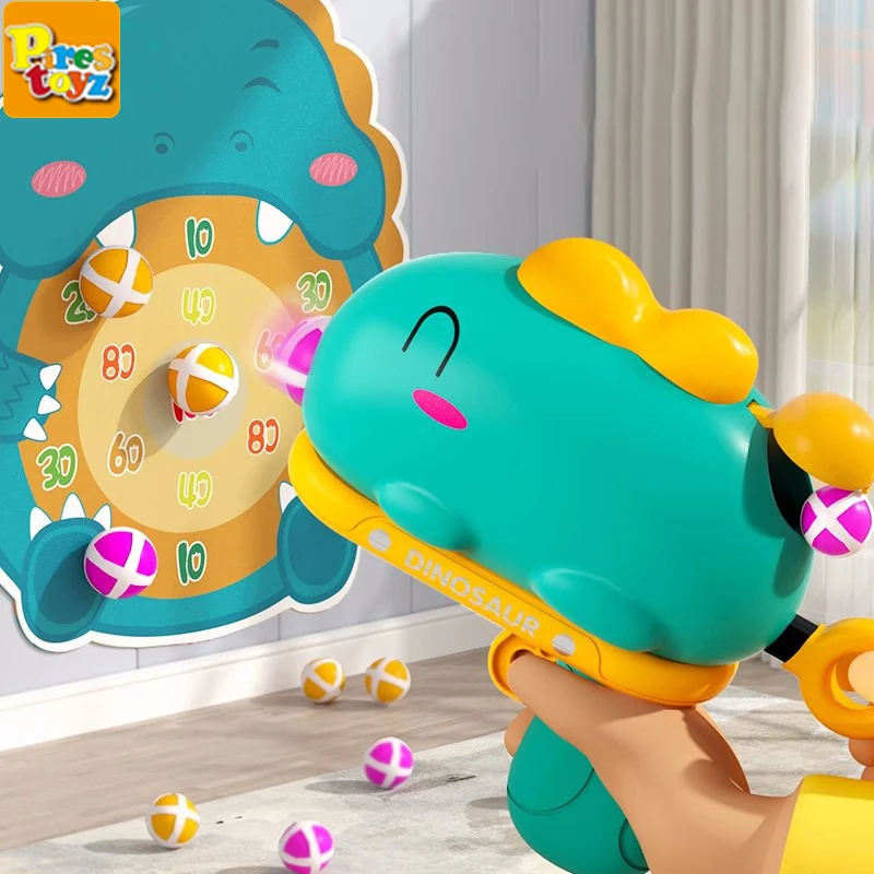 Dinosaur Ball Gun Montessori Toys with Carapult Target Throwing Stickey Ball Indoor Puzzle Games Toys for Kids 3+ years old Gift
Dinosaur Ball Gun Montessori Toys with Carapult Target Throwing Stickey Ball Indoor Puzzle Games Toys for Kids 3+ years old Gift