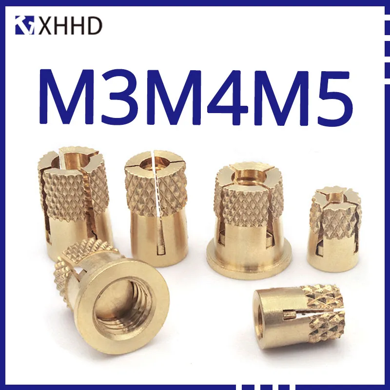 Brass Insert Nut Knurled Expansion Cross Recessed Copper Nut Quick Embedded Insertion Slotted Expansive Embedment Nut M3 M4 M5
Brass Insert Nut Knurled Expansion Cross Recessed Copper Nut Quick Embedded Insertion Slotted Expansive Embedment Nut M3 M4 M5