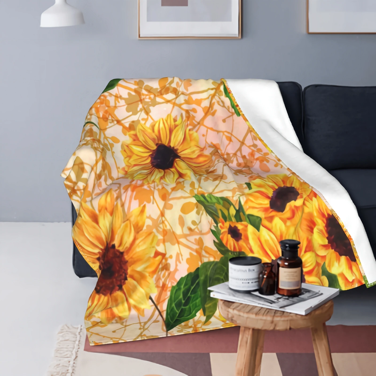 Vibrant Yellow Sunflower Buds Comfort Plush Throw Blanket For Bed Couch Sofa For Kids Adults Gift
Vibrant Yellow Sunflower Buds Comfort Plush Throw Blanket For Bed Couch Sofa For Kids Adults Gift