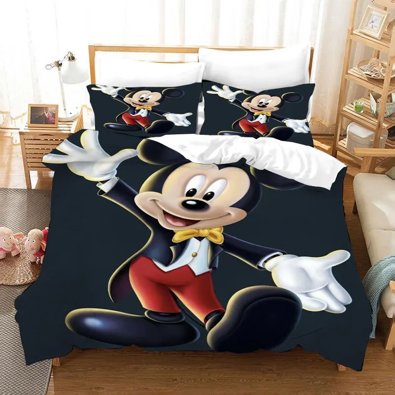 Disney Mickey Minnie Mouse Cartoon Black And White Bedding Set Bedclothes Duvet Cover Sets Children Gift
Disney Mickey Minnie Mouse Cartoon Black And White Bedding Set Bedclothes Duvet Cover Sets Children Gift